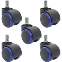 MCW Roulettes pour sols durs -H86 (jeu de 5)