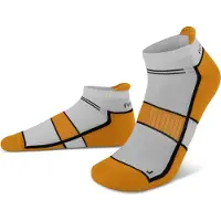 Normani Chaussettes de sport orange / noir / blanc
