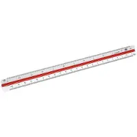 Wedo Echelle de réduction triangulaire (30 cm, Matières plastiques)