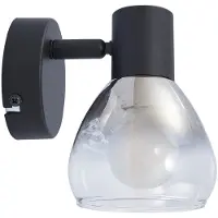 LINDBY - Pendura Applique Murale Ø9 Noir