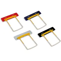 Jalema Reliures de documents Clip Plus , plastique, hauteur complète, 100 p., coloré