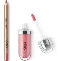 KIKO Milano Exclusive Lip Combo (Various Shades) - Rosey Nude