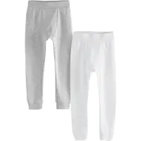 Next Leggings gris chiné / blanc