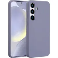 Accezz Coque Liquid Silicone avec MagSafe Samsung Galaxy S25 Plus - Lavender Gray