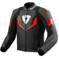 REV'IT! REV’IT! Quantum 3 Black Neon Red Jacket Taille 52