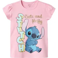 Name it T-Shirt - NmfFolly Stitch - Rose Glaçage - - 3 ans (98) - T-Shirt