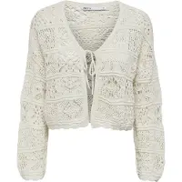 ONLY Cardigan 'ONLBeach' blanc cassé
