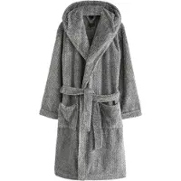 Next Peignoir court gris chiné