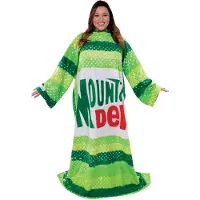 Snuggie Original - Couverture en polaire - À manches - Vert Mountain Dew rétro