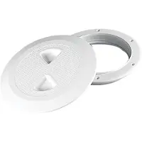 Nuova Rade Trappe d'inspection blanche avec verrouillage à pression interne (133 mm) blanche avec verrouillage à pression interne (133 mm)