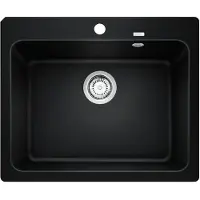 BLANCO Evier à encastrer 60cm silgranit noir - - 525941 -