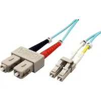 Roline LWL-Kabel 50/125um OM3 LC/SC trkis 0,5m