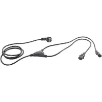 Hawa Câble Y pour appareils IEC 1008274 noir 2.35 m
