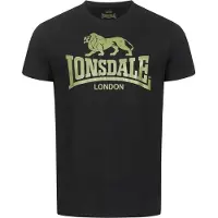 Lonsdale T-Shirt vert clair / noir