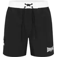 Lonsdale Shorts de bain 'Thorpe' noir / blanc
