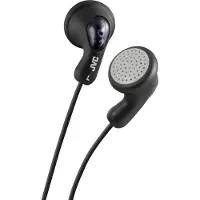 JVC HA-F14 Gummy Écouteurs intra-auriculaires filaires Noir