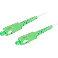 Lanberg Câble à fibre optique G657A2 blanc 15 m