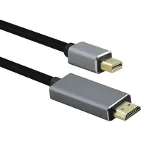 Helos 288486 câble mini DisplayPort vers HDMI PREMIUM 4K noir