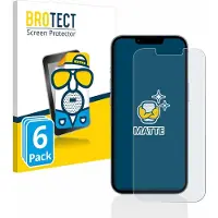 BROTECT Film de protection antireflet Protection d'écran mat (6 pcs, Apple iPhone 13 Pro), Téléphone portable : film de protection, Gris