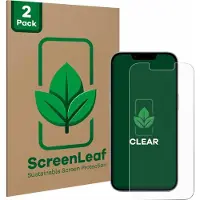 ScreenLeaf Film de protection pour écran d'iPhone 14 d'Apple – Film de protection d'écran transparent (Apple iPhone 14), Téléphone portable : film de protection, Transparent