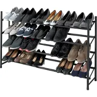 Wenko Étagère À Chaussures Anti Glissante Extensible - Hero - 24 Paires