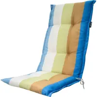 Madison Coussin de Chaise de Jardin Madison Vivero Azur (Dossier Haut)