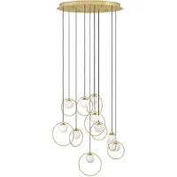Eglo Suspension dorée Portocolom, diamètre 58 cm
