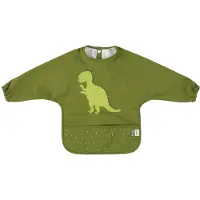 Trixie bavoir lavable avec manches - Bavoir bébé imperméable Mr. Dino