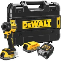 DeWalt Visseuse à chocs Premium Hydraulique XR 18V Brushless - - avec 2 batteries 18V 1.7Ah - chargeur - TSTAK - DCF870E2T-QW