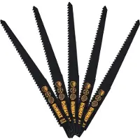 DeWalt DT2363QZ 228mm Lames de scie alternative HCS Coupe rapide et précise de courbes dans le bois (Import Grande Bretagne)