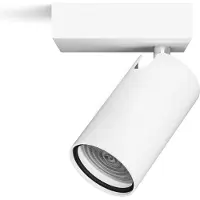 Philips Spots plafonniers/muraux Idris, Spot pour rail, GU10, 1 ampoule, LED, 220-240 V, Blanc