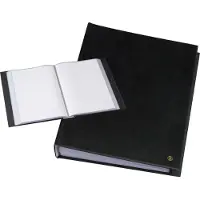 Rillstab Dossier de présentation A4 50 pochettes Noir
