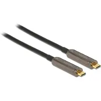 DeLOCK Câble vidéo optique actif USB-C 4K 60Hz 10m