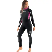 Seac Combinaison de Plongée - Relax Dame 2,2 mm - Noir/Rose - - M - Medium - Combinaison de Plongée