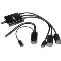 StarTech.com Câble Hdmi+displatport+mini Displatport Vers Hdmi Câble Hdmi 2.1 2 M