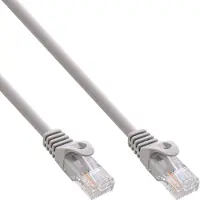InLine 71403 Câble de raccordement, U/UTP, Cat.5e, gris, 3m