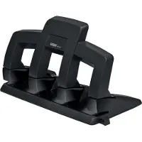 Rapid Perforateur Supreme Press Less SP34 , 4 perforations 80 mm, pour 30 feuilles, noir/anthracite