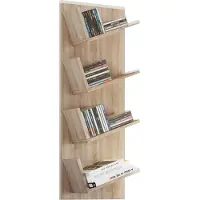 Hioshop Étagère murale en bois Étagère à suspendre Étagère à livres Tableau mural Deko Board Lansi Mini Étagère murale en bois Étagère à suspendre Étagère à livres Tableau mural Deko Board Lansi Mini