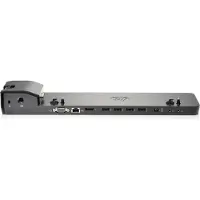 HP B9C87AA Station d'accueil pour ordinateur portable - 4 x ports USB - réseau (RJ-45) - port VGA - DisplayPort