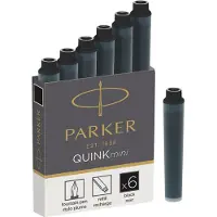 Parker Cartouches d'encre QUINKmini, noire, permanente