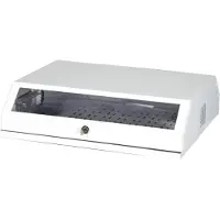 EFB Elektronik 691703VWS 19" Wandgehäuse 3HE vertikal +5HE horizontal, weiß