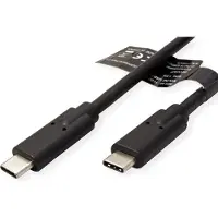 Roline 11.02.9071 Câble USB 3.2 Gen 2 (3.1 Gen 2) 1 m USB C Noir