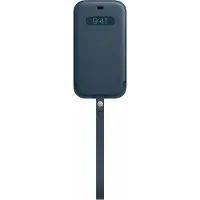 Apple Sacoche en cuir MagSafe iPhone 12 Pro Max - Baltic Blue