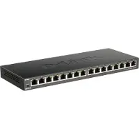 D-Link 16 Port Bps Unmanaged 10/100/1000m Noir One Size / EU Plug 220V