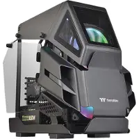 Thermaltake AH T200 - Tour - micro ATX - panneau latéral avec fenêtre (verre trempé)