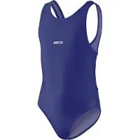 Beco Filles, Maillot de bain, Beermann GmbH Maillot de bain fille standard marine 176, Bleu, (176)