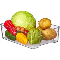 Relaxdays Rangement frigo, Organisateurs de cuisine, Transparent