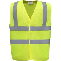 Yoko GILET HAUTE VISIBILIT?, LSF (CHALEUR ET FLAMME) & ANTISTATIQUE Hi Vis Yellow - Yoko YHVW100ASFR - Taille L