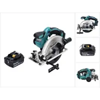 Makita DSS 611 G1 Scie circulaire sans fil 18 V 165 mm + 1x Batterie 6,0 Ah - sans chargeur