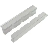 VAR Set Of 2 Aluminium Jaws For Bench Vise Workstand Gris 150 mm
